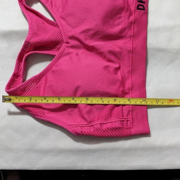 DKNY Sport Hot Pink Lightly Padded Sports Bra - size XL - Picture 9 of 10
